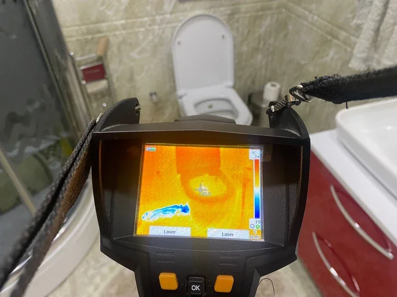 ankara su kaçağı tespitinde kullandığımız ısı sensörlü kameramız