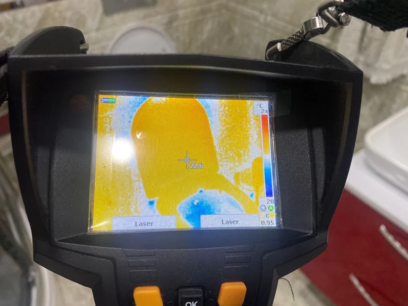 ankara su kaçağı tespitinde kullandığımız ısı sensörlü kameramız