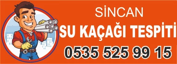 Sincan su kaçağı tespiti – 0535 525 99 15
